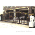 Villa Courtyard Aluminium Art Fence Yard Pintu Pintu